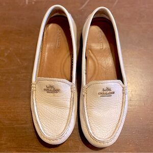 COACH loafers in chalk colour
